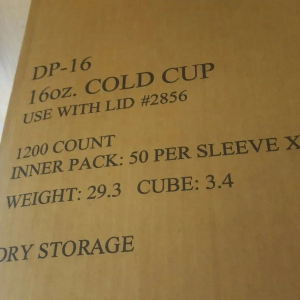 Dopaco 16 oz PAPER COLD cup 50 per sleeve new great for parties!! durable BLUE